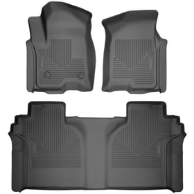 Husky Liners front row fit showing precision and clean coverage benefit