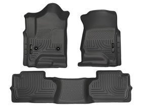 Husky Liners front row overhead view showing precise fit and clean look