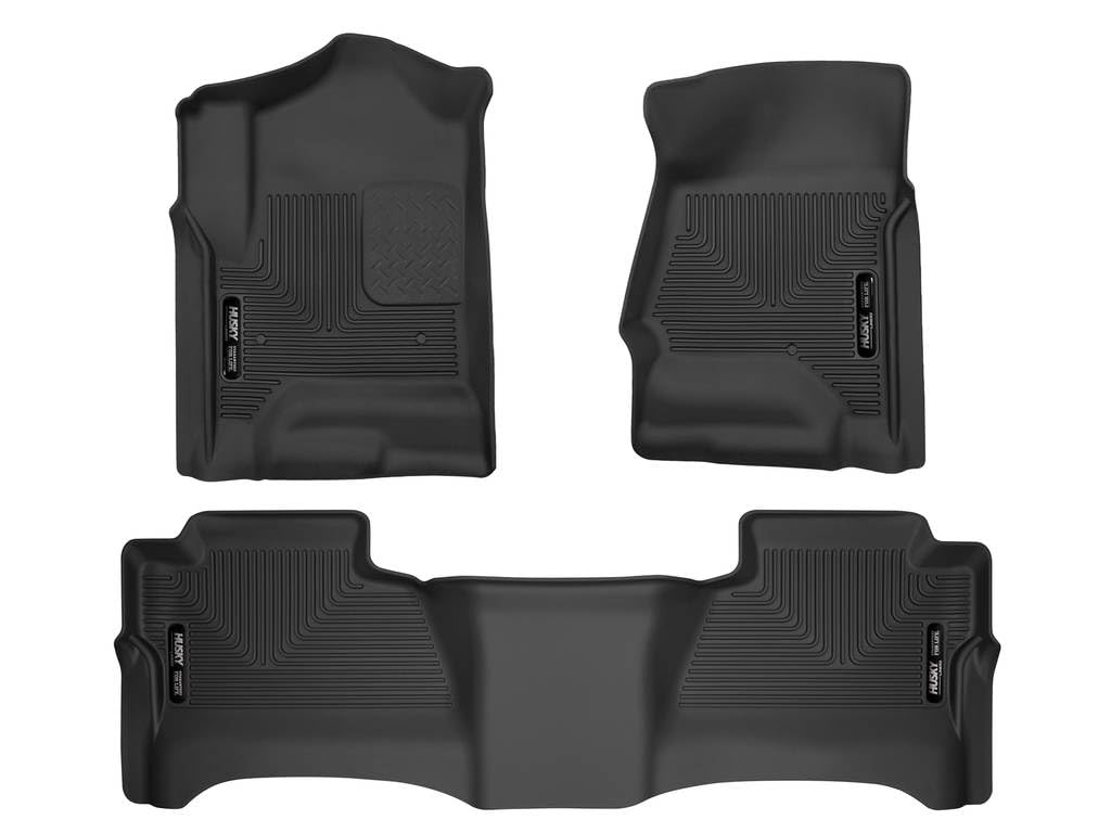 Husky Liners front packaging showing precise fit and easy-install benefit