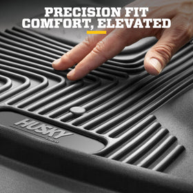 Husky Liners passenger-side full-view displaying contoured floor coverage