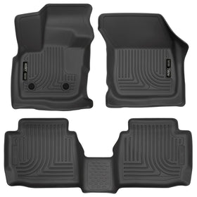 Husky Liners front driver mat showing precise fit and durable protection