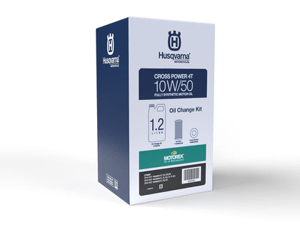 Husqvarna kit front packaging showing contents and easy identification benefit