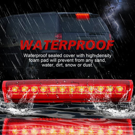 HUSUKU detailed view of 12 LED array providing brighter, consistent brake signaling