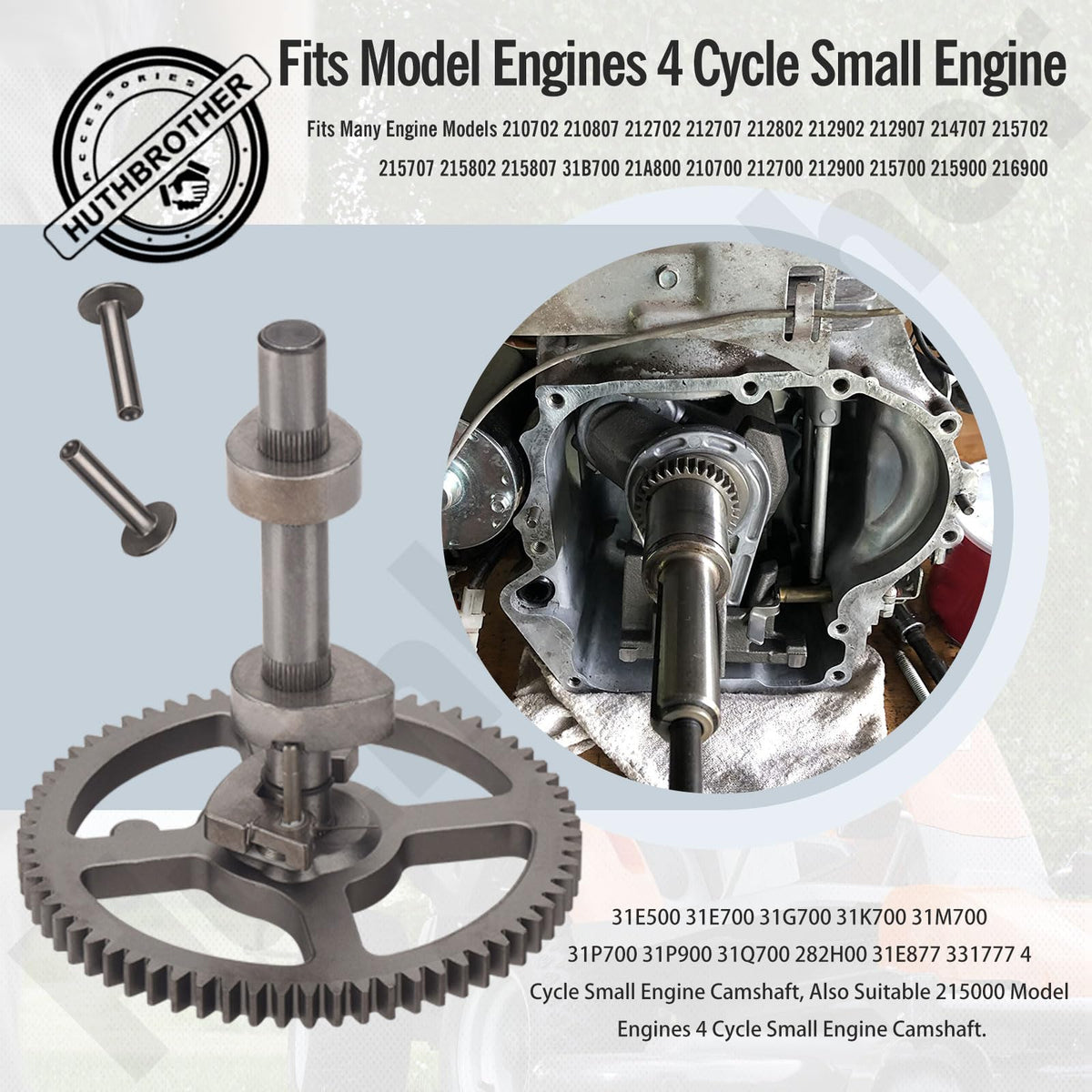 Huthbrother two crankcase gaskets laid flat to show sealing surfaces and fitment