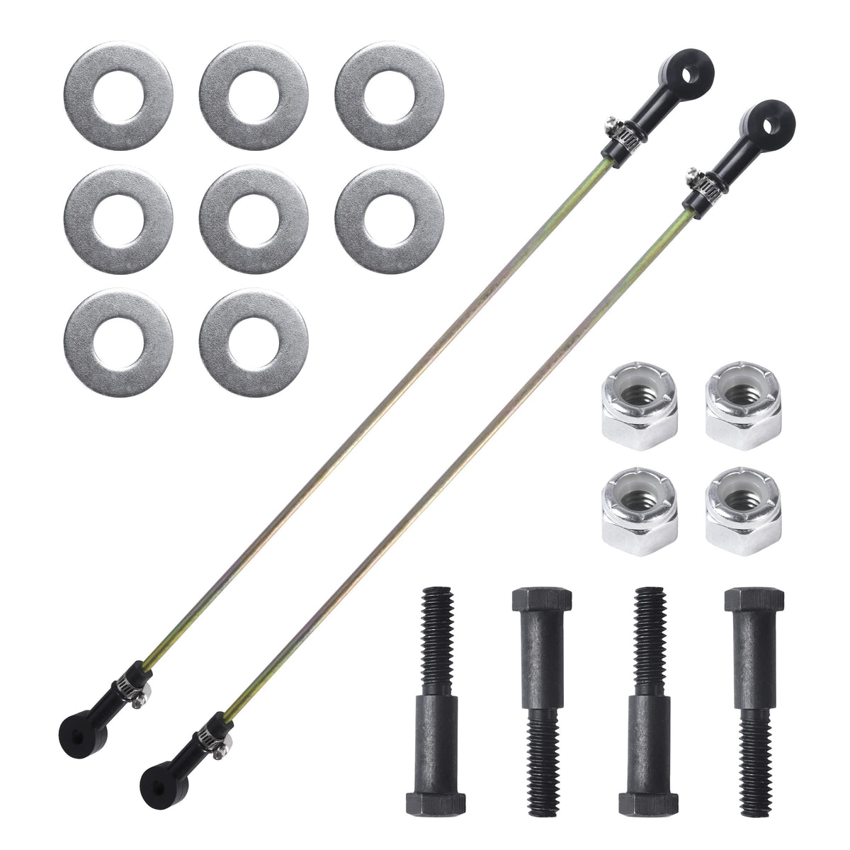 HUTUDAN front packaging showing two linkage rods for quick fleet replacement