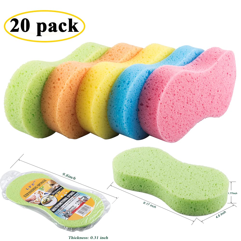 Huvai close-up of expanded sponge texture holds soap and increases foam