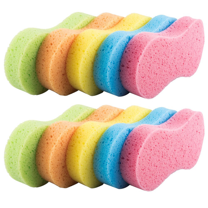 Huvai front packaging of 20 compressed sponges shows compact shipment benefit