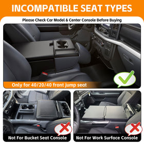 HUYINPJ installed under jump seat maximizing space and organization benefit