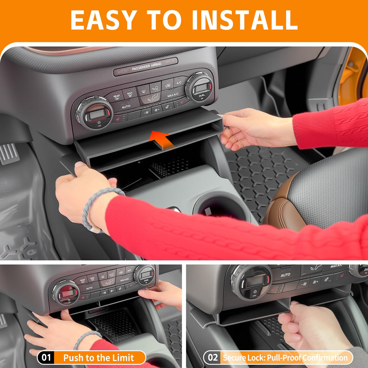 HUYINPJ insert next to hand showing scale and easy handling benefit