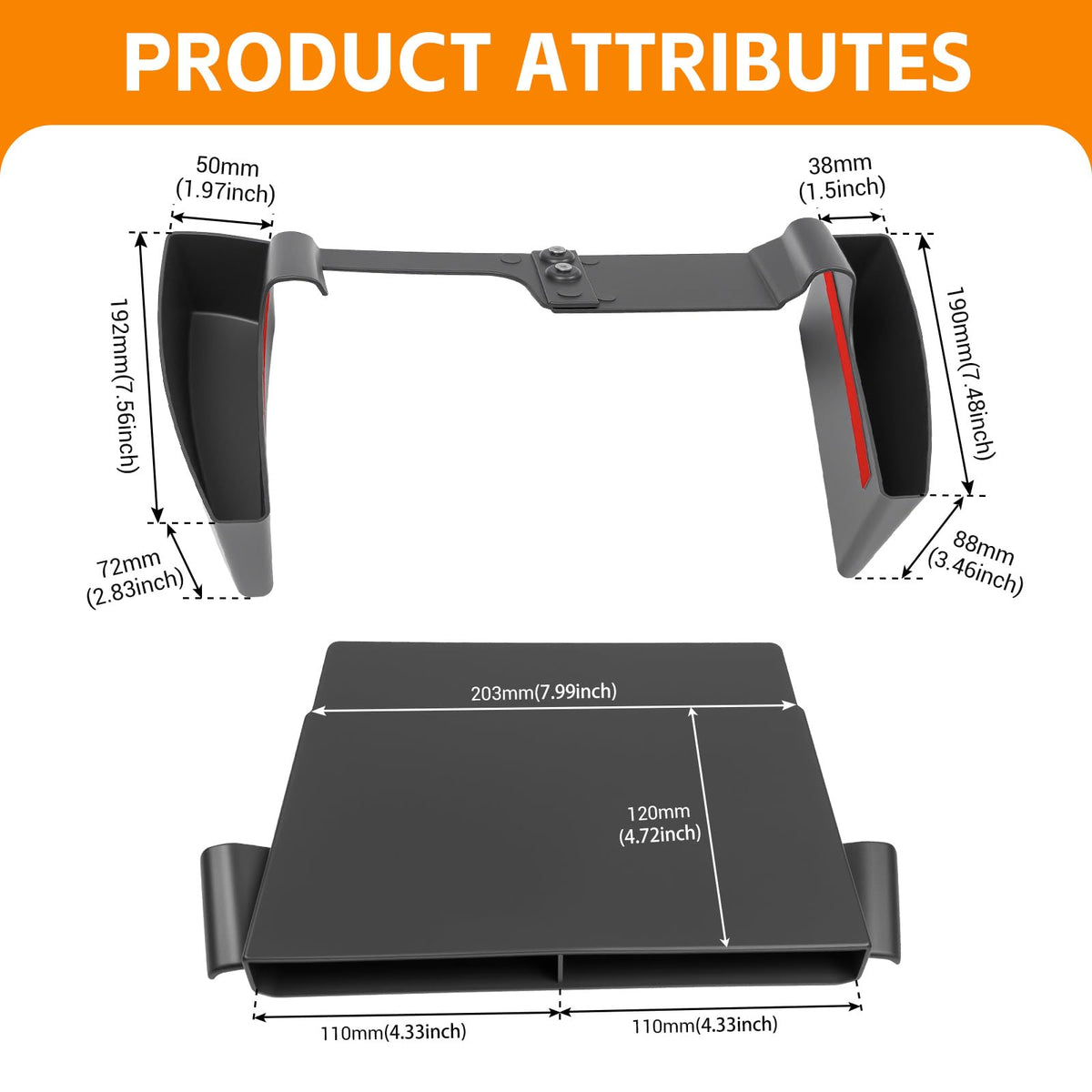 HUYINPJ insert next to ruler showing compact size and precise fit