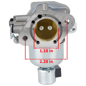 HUZTL carburetor float bowl closeup showing fuel metering precision benefit