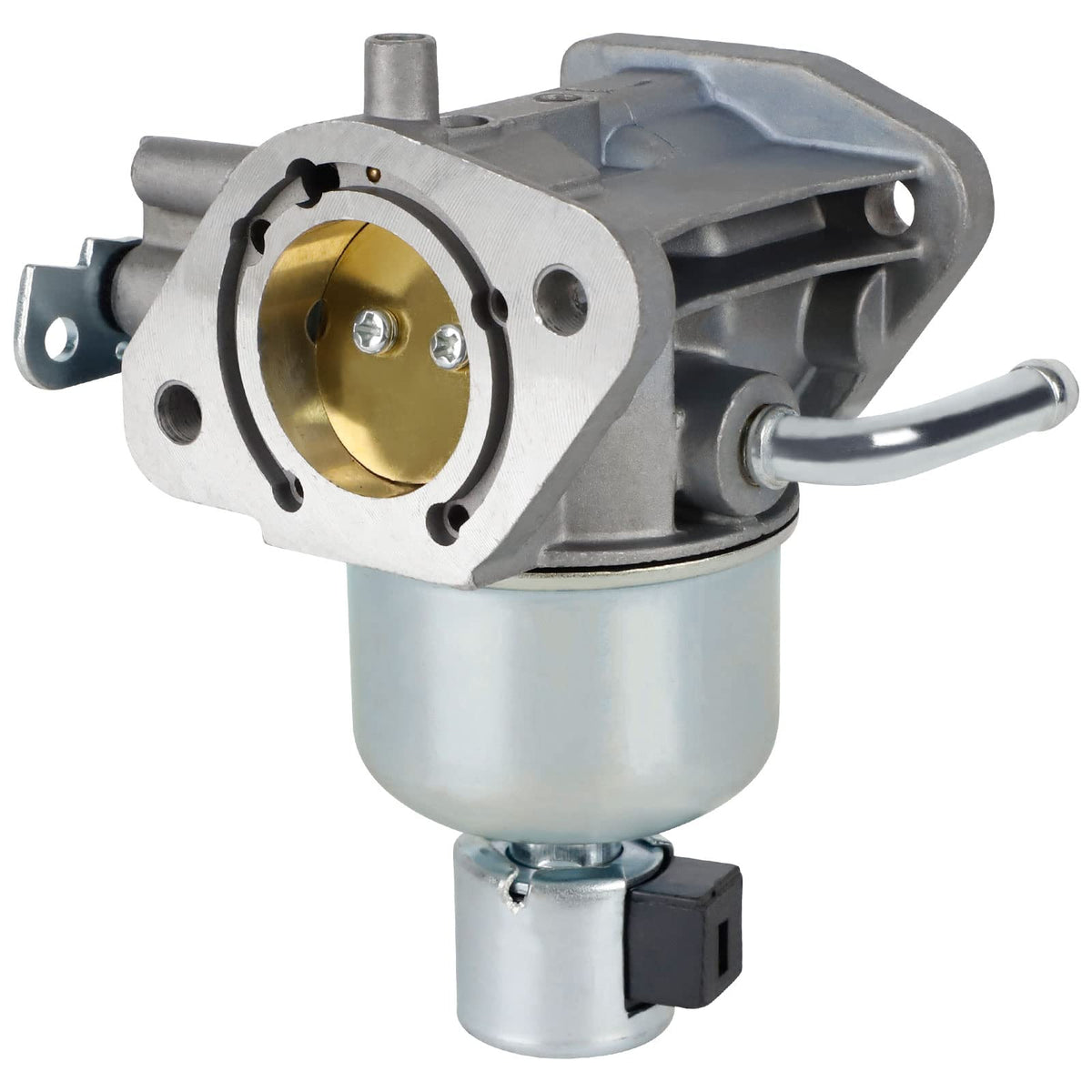 HUZTL carburetor next to ruler showing compact size and space-saving benefit
