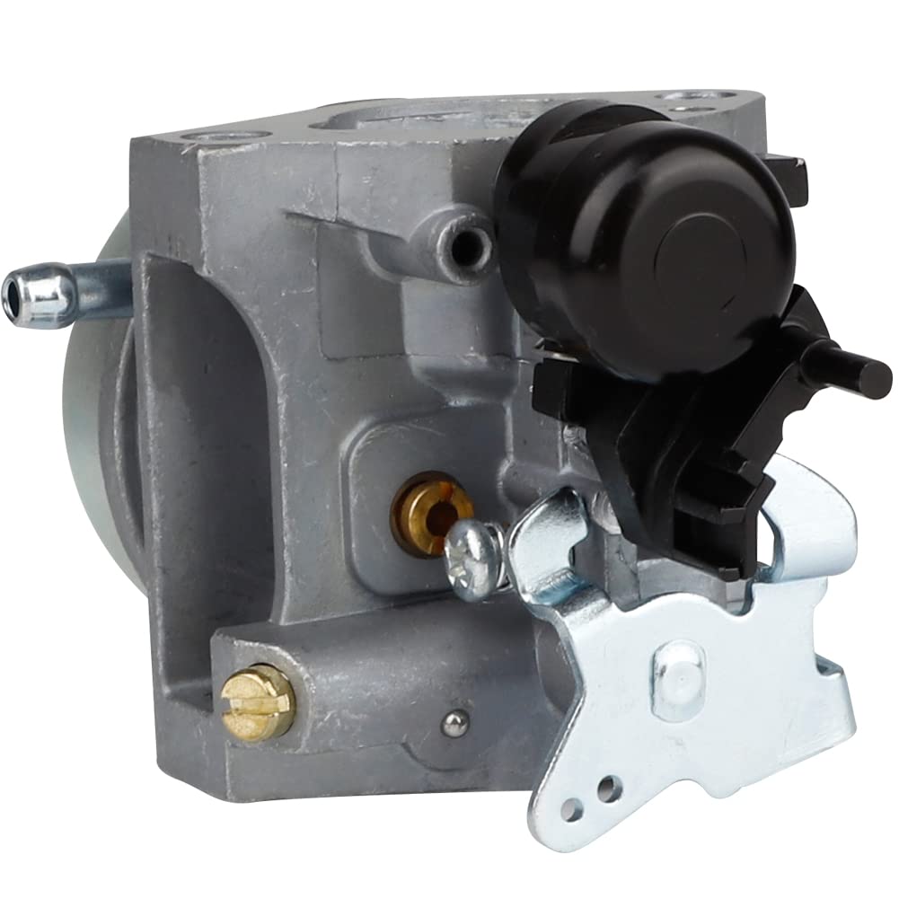 HUZTL carburetor close-up with spark plug and fuel filter to show included replacement parts