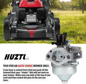 HUZTL carburetor top choke detail highlighting auto-choke mechanism for easier starting