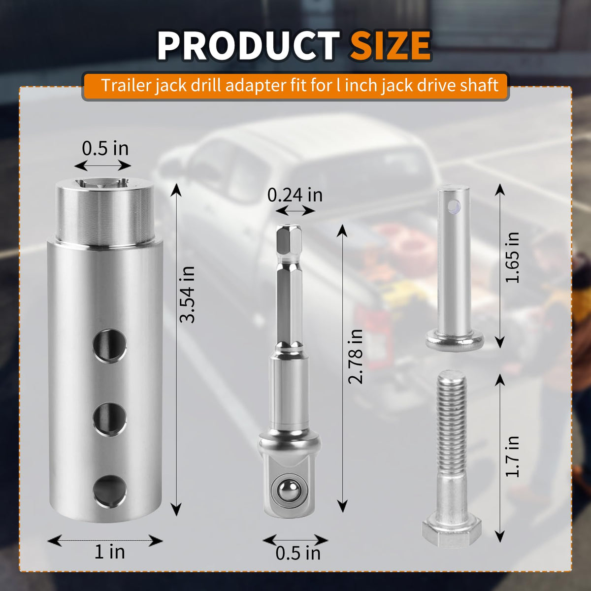 HVJ close-up of drive end highlighting stainless steel durability
