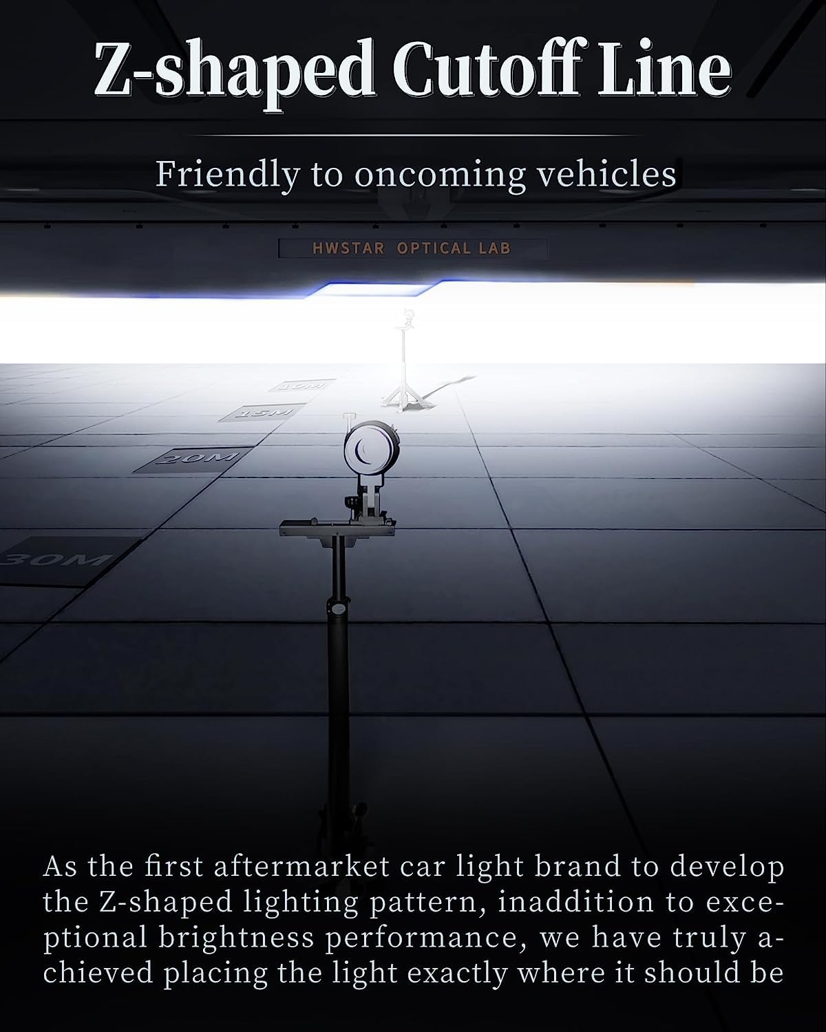 HWSTAR installed on Jeep Wrangler YJ demonstrating plug-and-play fit and enhanced roadway illumination
