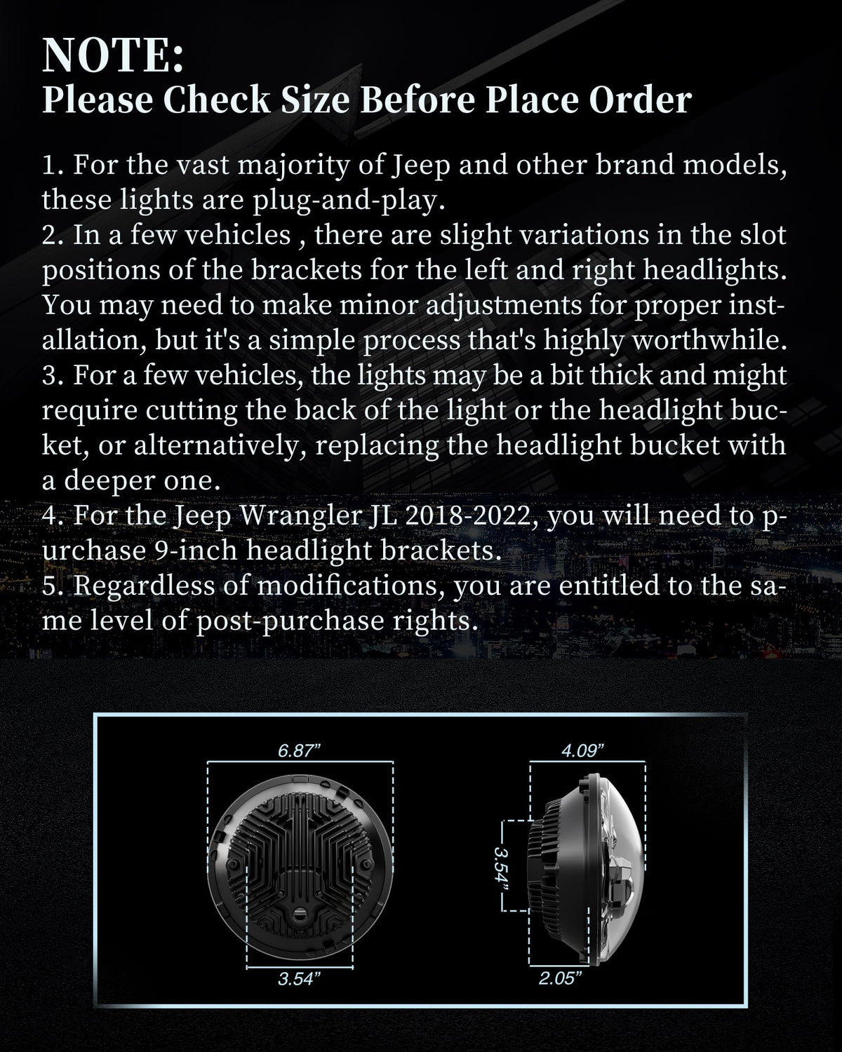 HWSTAR night road beam pattern illustrating wide, even illumination and safer visibility