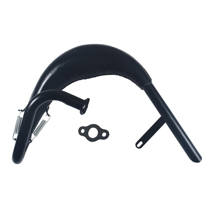 HXGXKBQ front view exhaust showing shape and fit for performance benefit