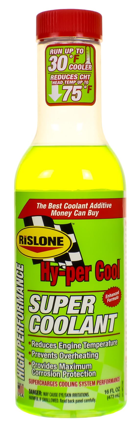 Hy-Per Lube close-up of bottle label highlighting compatibility and usage