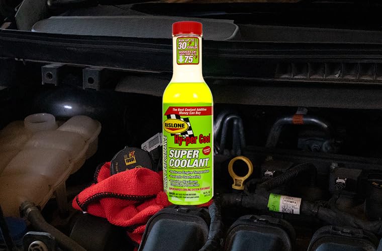 Hy-Per Lube in a truck engine bay showing improved cooling performance and protection