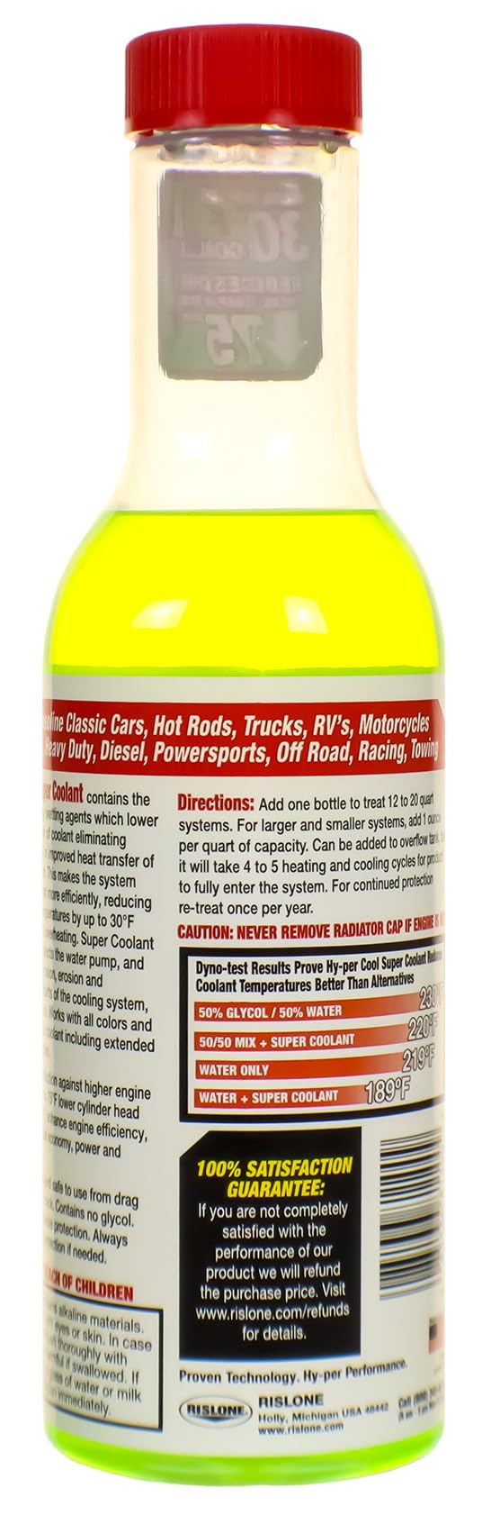 Hy-Per Lube pouring into a radiator to show easy application and improved cooling
