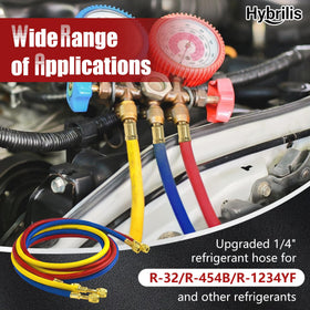 Hybrilis left-hand threaded connection showing LH compatibility