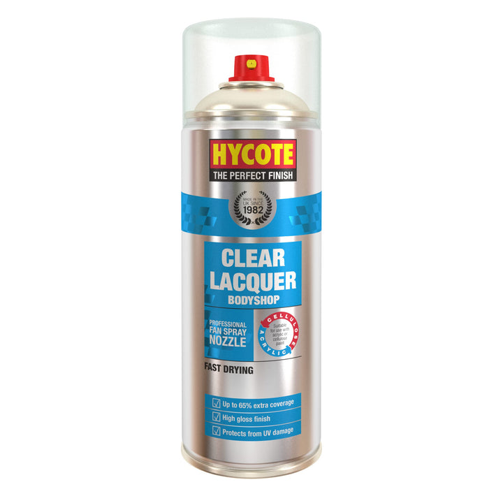 Hycote front can showing label and 400ml capacity for quick identification and use