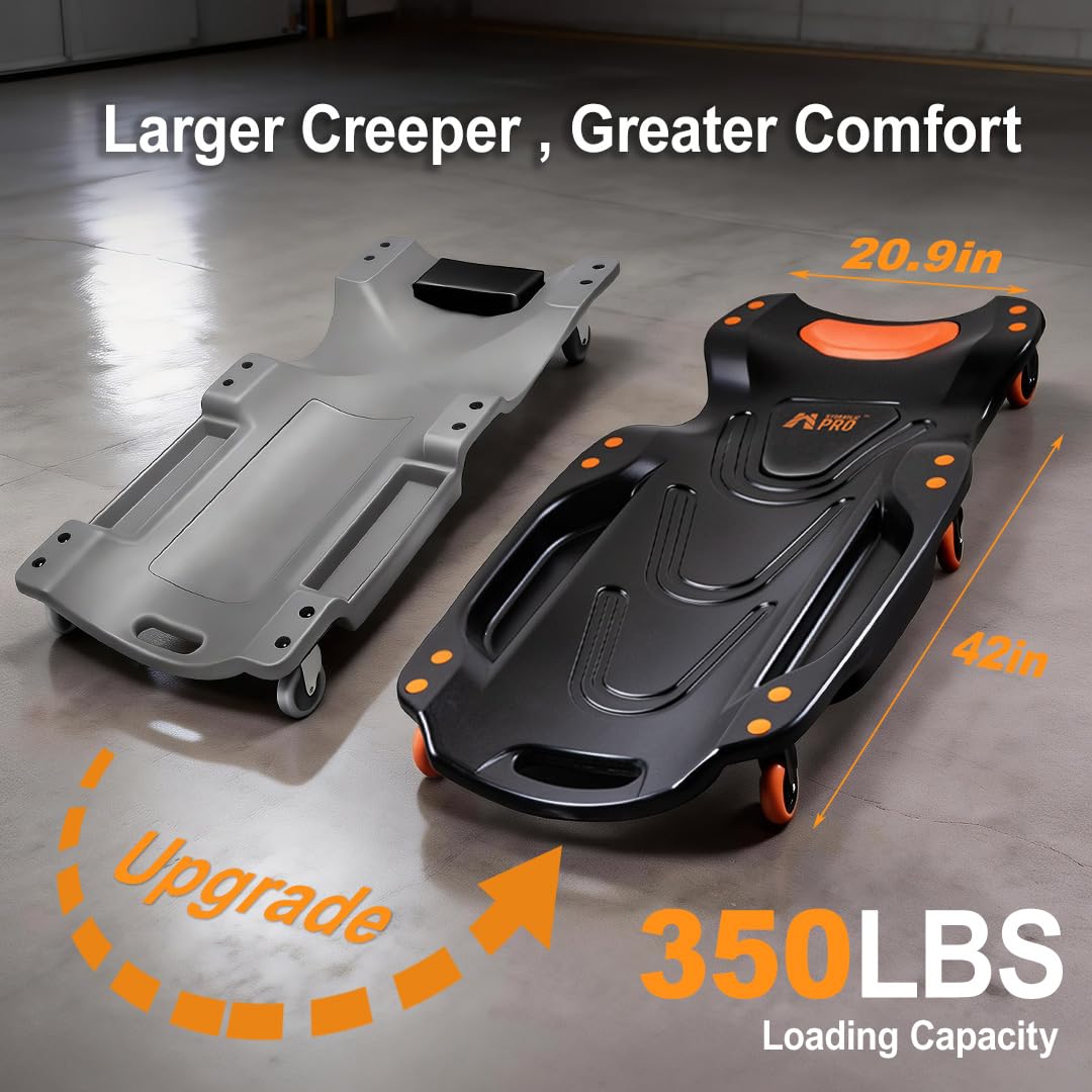 HYDRAULIC PRO padded headrest detail providing cushioned support for reduced fatigue