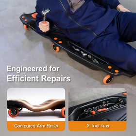 HYDRAULIC PRO side profile showing 4.6-inch low height for easy undercarriage access