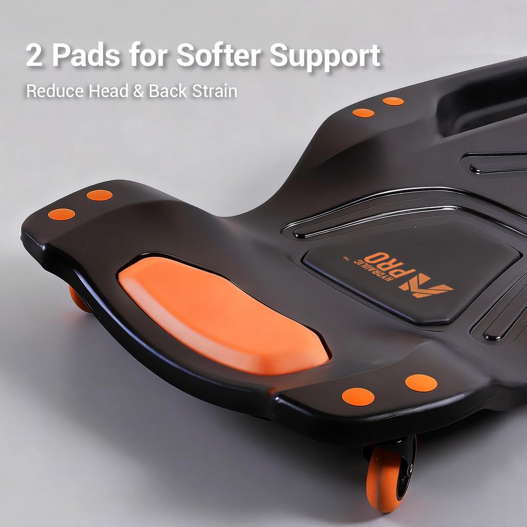HYDRAULIC PRO integrated tool tray holding sockets and wrenches for faster access