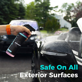 HydroSilex in driveway detailing scene for quick shine and ongoing protection