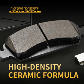 HYFTJYZ ceramic friction surface texture highlighting low-dust compound advantage