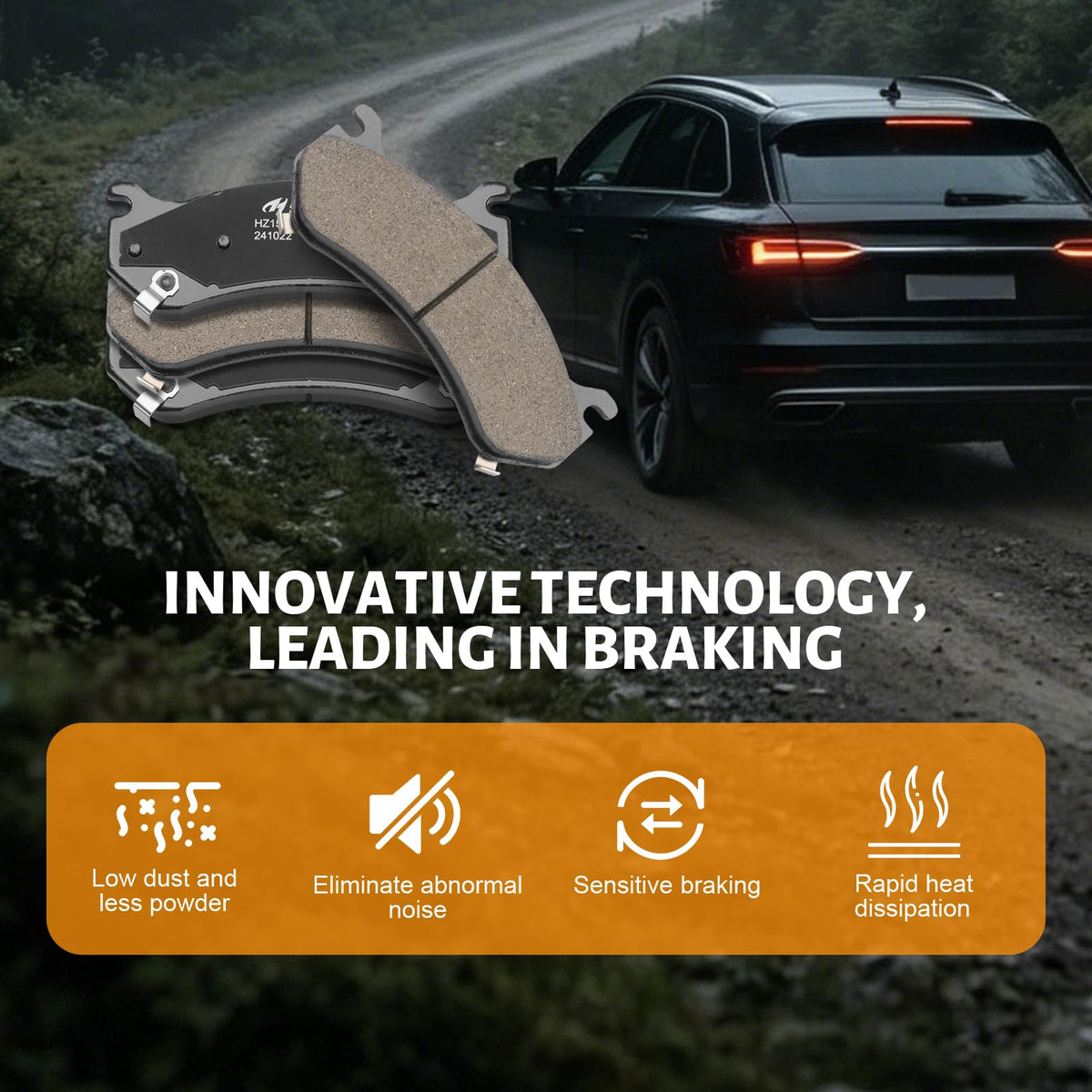 HYFTJYZ lifestyle image of a truck on road showing improved braking confidence
