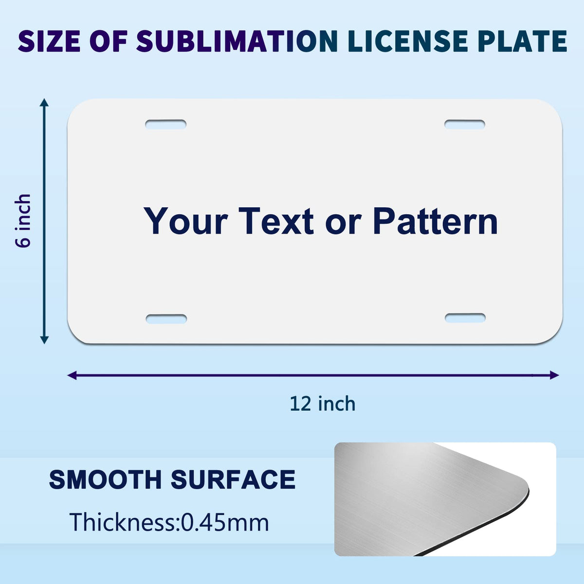 HYHOSHI closeup showing coated surface and aluminum edge for print clarity