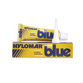 Hylomar tube front view showing product and compact size for convenient repairs