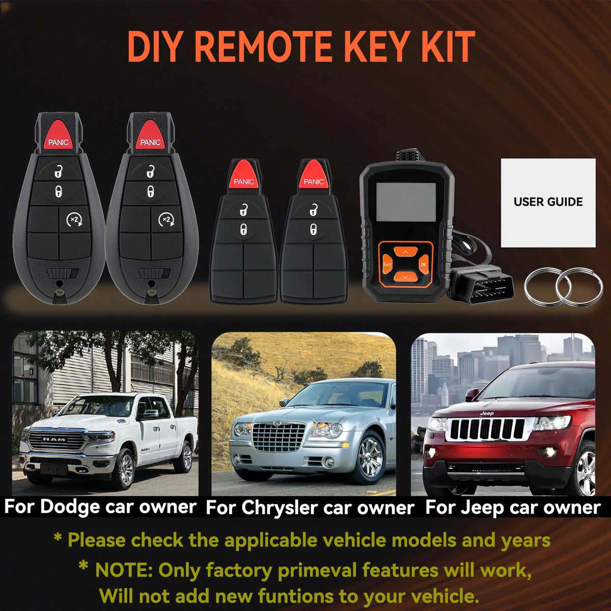 HYMOLKYE lifestyle image of a Ram truck being locked with replacement remote for reliability