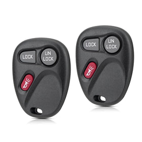 HYMOLKYE front view of two key fobs showing clear buttons and fit