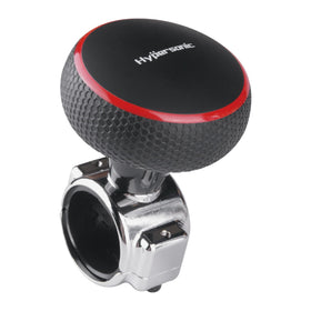 Hypersonic red spinner knob front view showing bold color and ergonomic shape benefit comfort