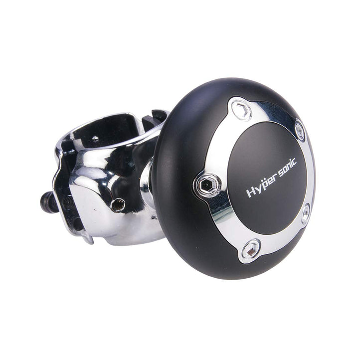 Hypersonic front view of spinner showing ergonomic grip and quick control