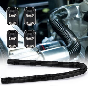 Hypertune front view of full 48-inch hose kit showing contents and fit benefits