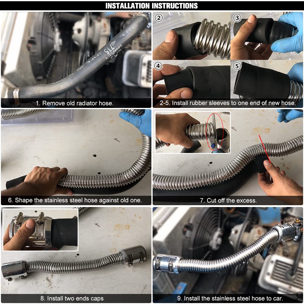Hypertune rubber sleeve adapters spread out, offering multiple size compatibility