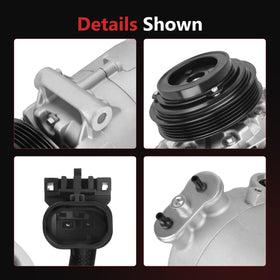 HYR compressor installed in engine bay demonstrating direct-fit replacement