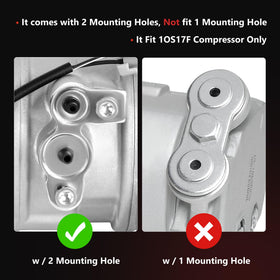 HYR compressor pulley detail showing 4-groove pulley for reliable belt engagement