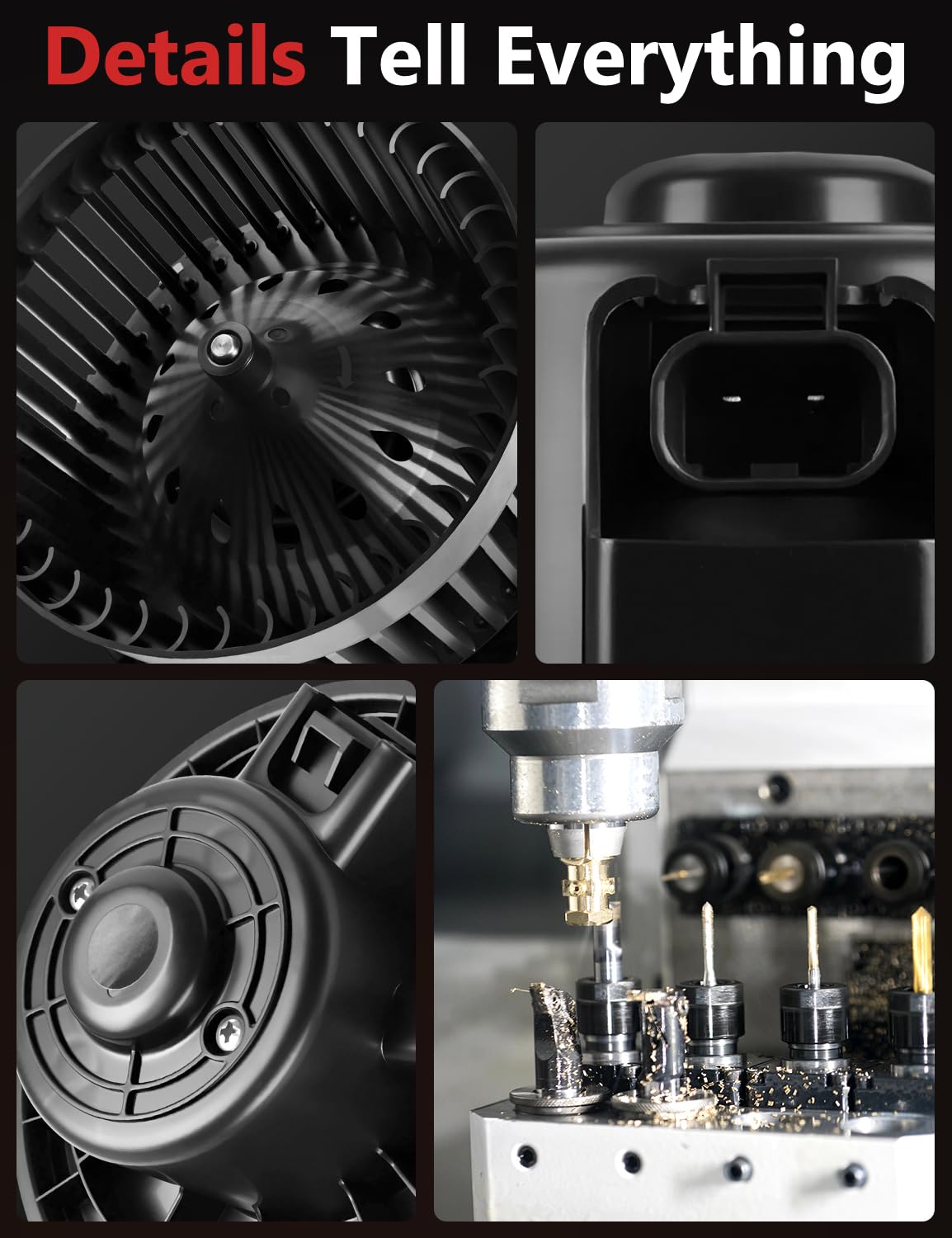 HYR blower motor on workbench illustrating DIY replacement ease