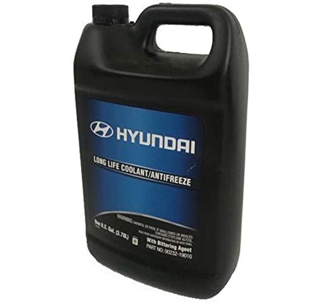 HYUNDAI genuine coolant 1-gallon bottle front view, reliable engine protection