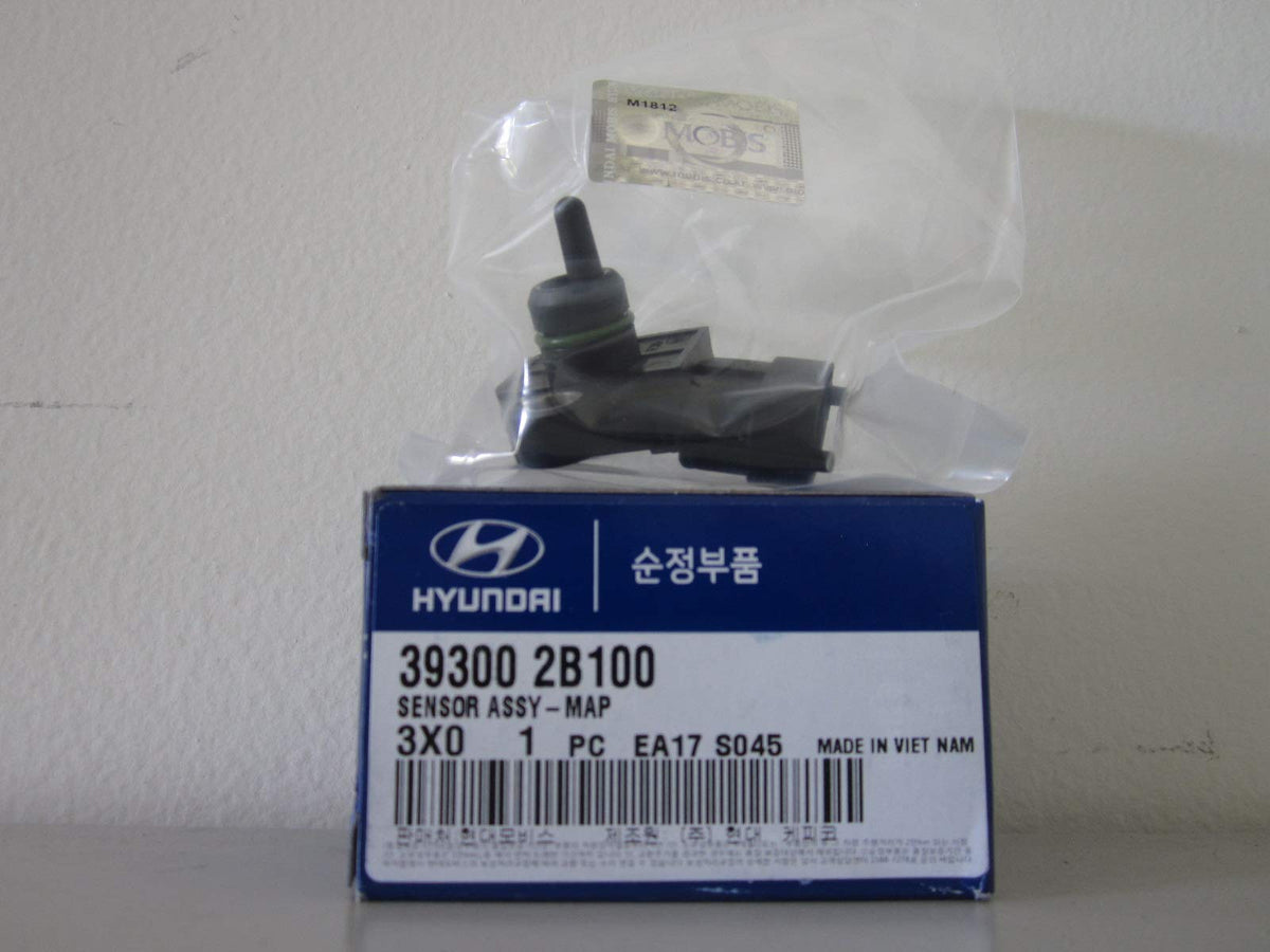 HYUNDAI front view of MAP sensor assembly showing exact OEM fit