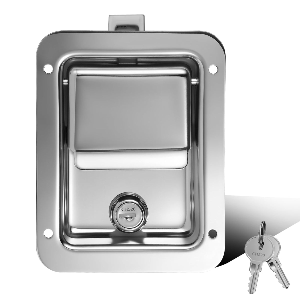 HYWJC paddle latch front faceplate showing durable finish and secure fit