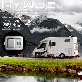 HYWJC paddle latch mounted with sponge gasket for improved sealing