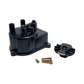 HYXUAN distributor cap front view showing terminals and fit for reliable spark delivery