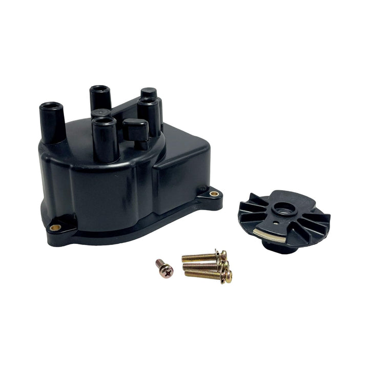 HYXUAN distributor cap front view showing terminals and fit for reliable spark delivery